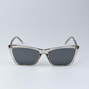 Saint Laurent SL737 MICA THIN 004 Men BRAND NEW Sunglasses Transparent Beige